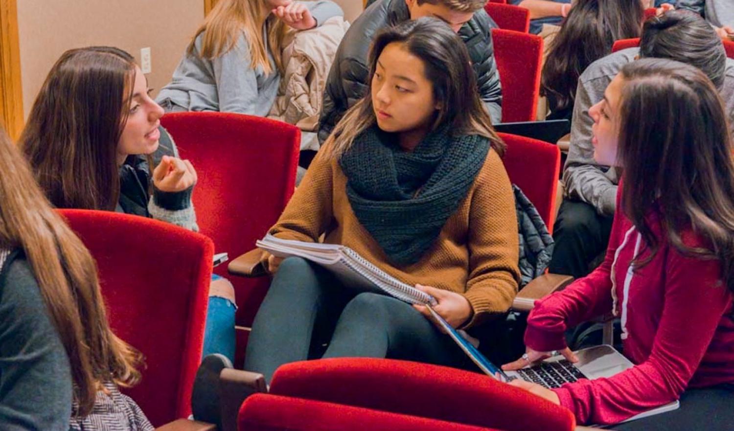 students in a classroom